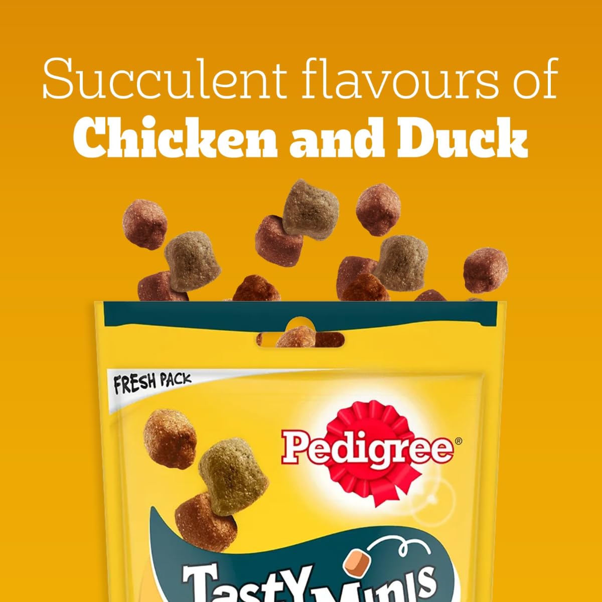 Pedigree Tasty Minis Adult Dog Treats, Chicken & Duck Flavour Chunks