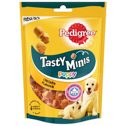 Pedigree Tasty Minis Puppy (4+ Months) Dog Treats, Chicken Flavour