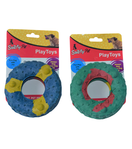 Non-Toxic Rubber Tire Extreme Chew Wheel Toy For Dogs