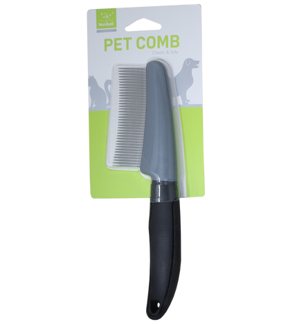 Nunbell Flea Comb with Handle for Dogs and Cats