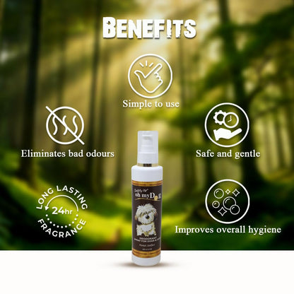 Oh My Dog Forest Pet Deodorant Spray for Dogs, Puppies, Cats and Kittens - 200ml