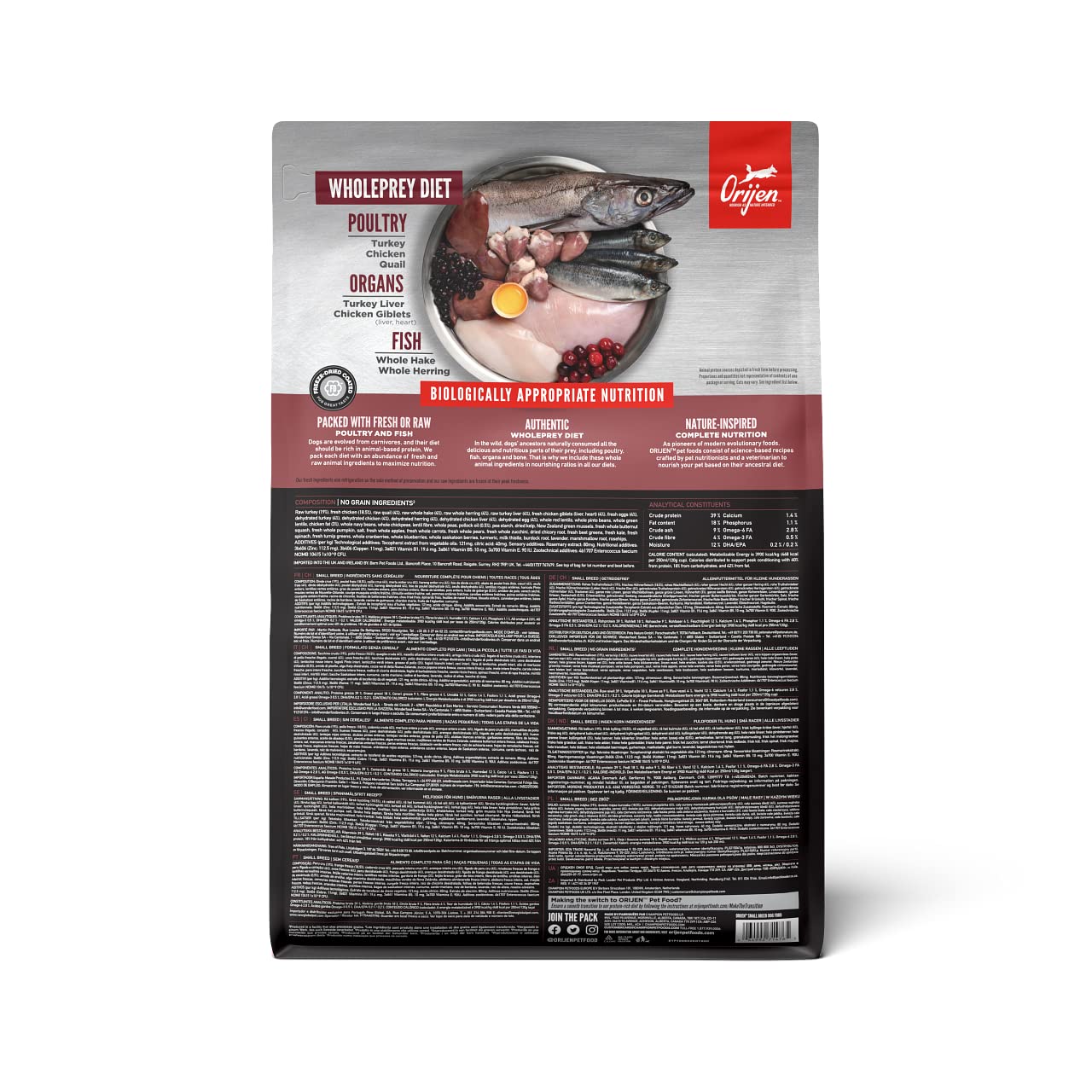 Orijen Small Breed Dog Dry Food For All Life Stages