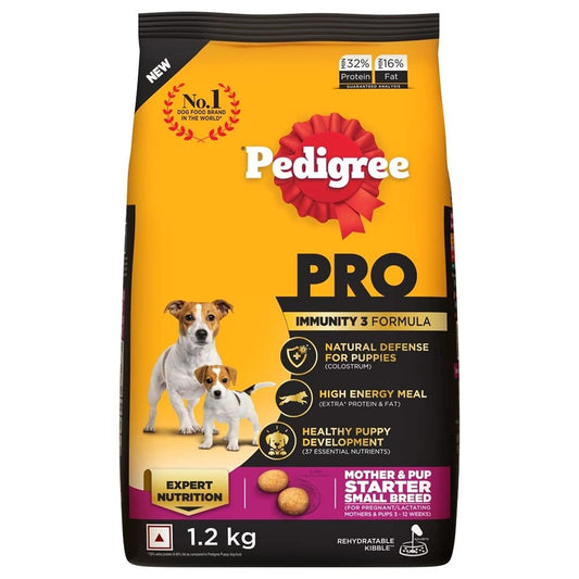 Pedigree PRO Mother & Puppy Starter(3 to 12 Weeks) Small Breed Dog Dry Food