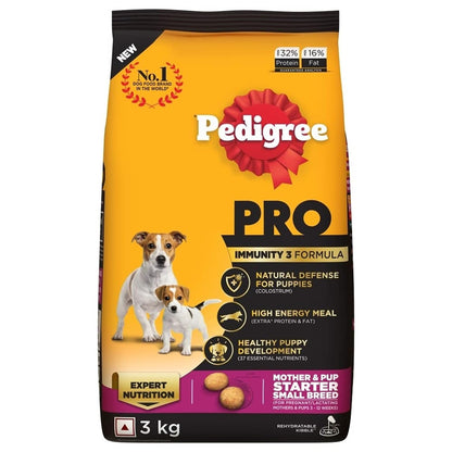 Pedigree PRO Mother & Puppy Starter(3 to 12 Weeks) Small Breed Dog Dry Food