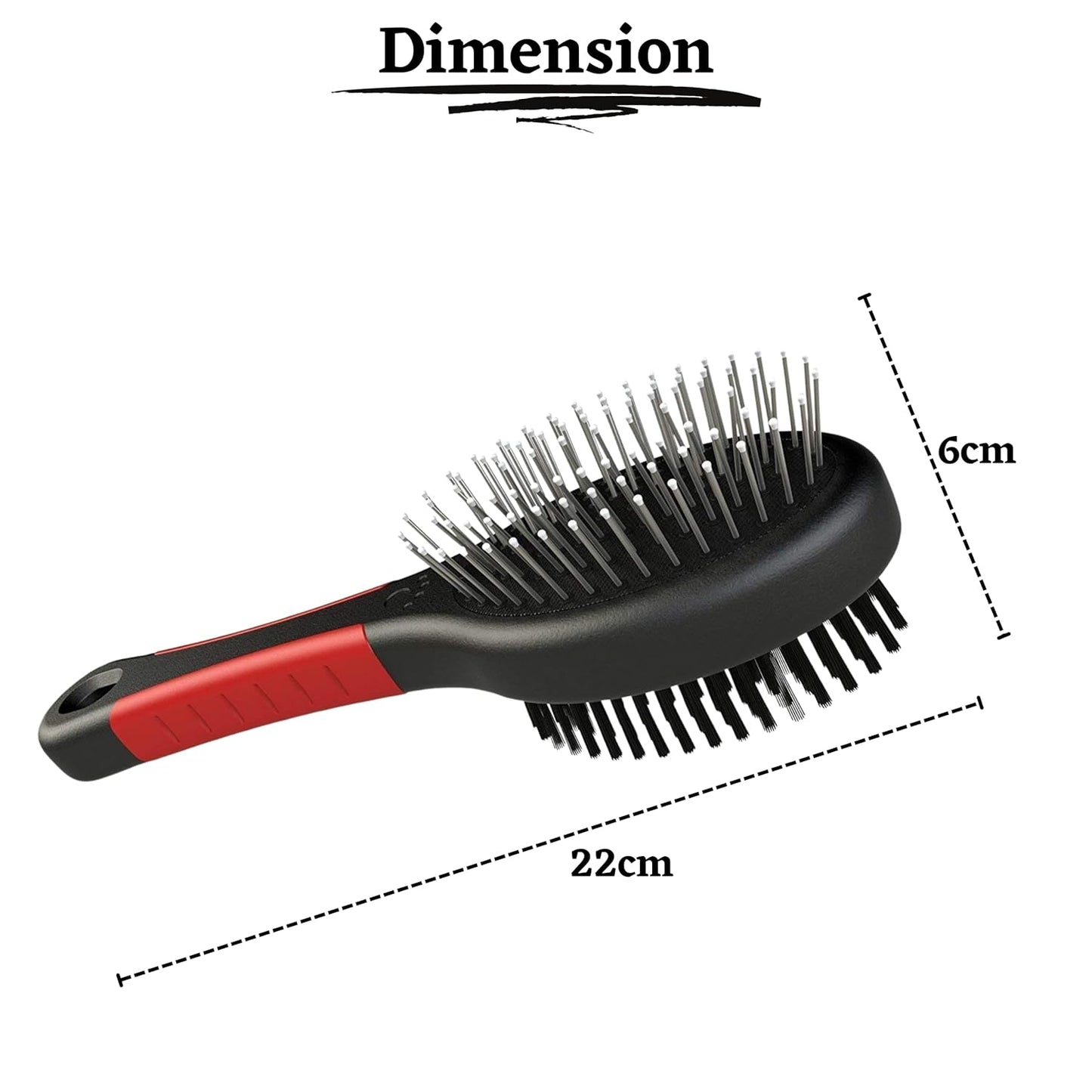 Smarty Pet Plastic Pin Brush for Dogs and Cats