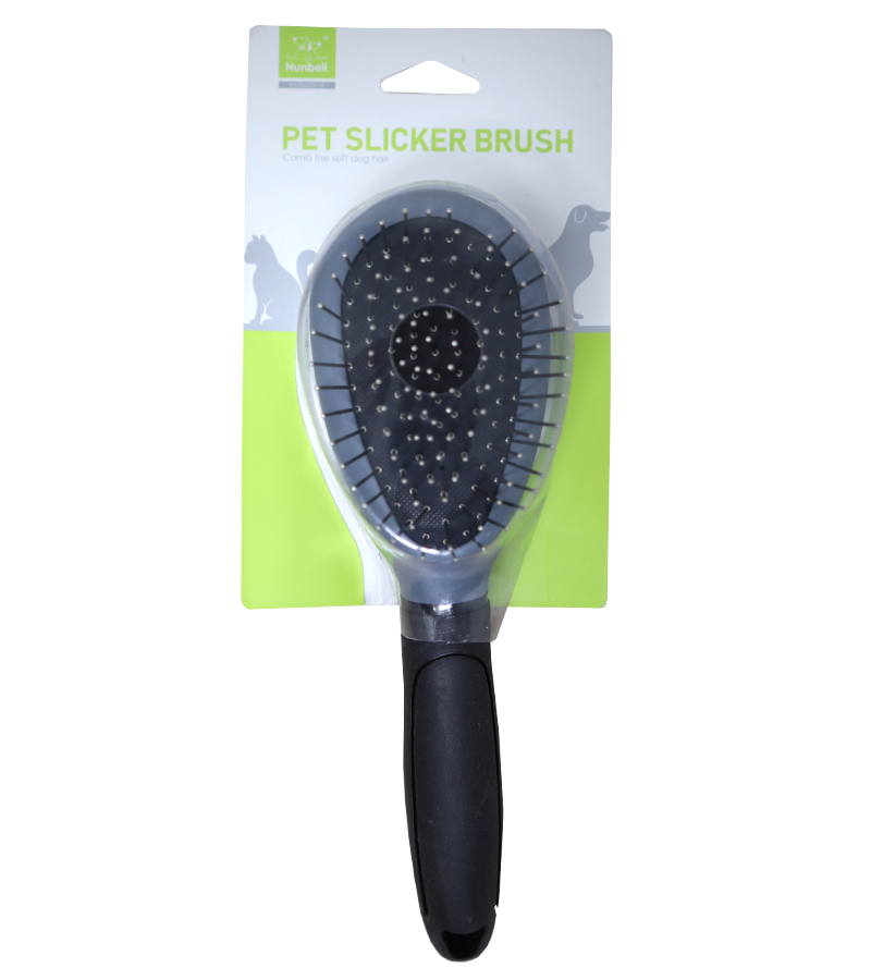 Nunbell Plastic Pin Brush for Dogs and Cats
