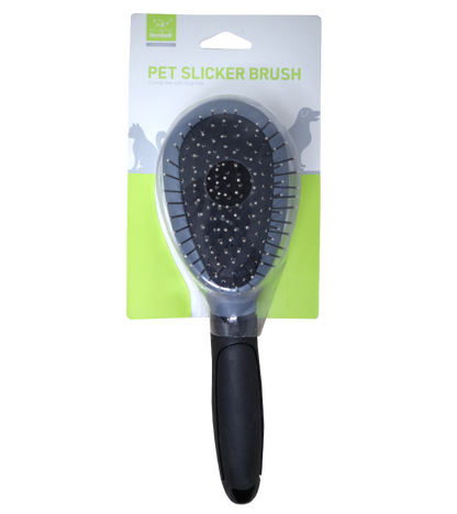 Nunbell Plastic Pin Brush for Dogs and Cats