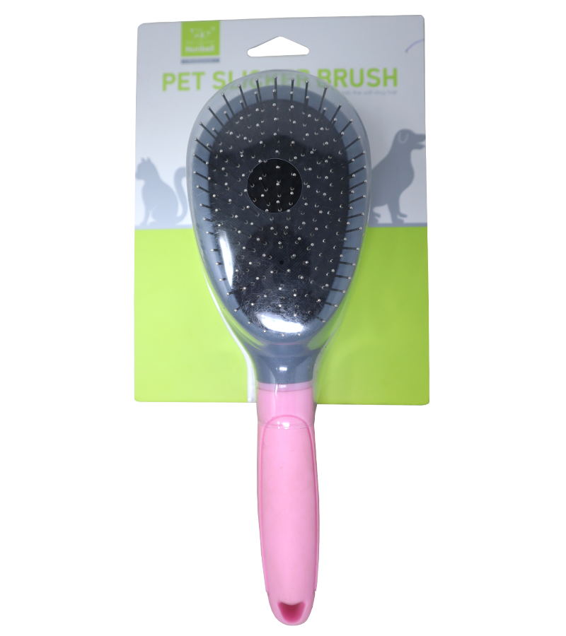 Nunbell Plastic Pin Brush for Dogs and Cats