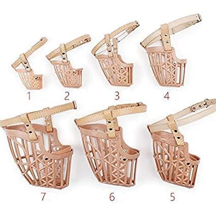 Plastic Muzzle Premium Strap for Dogs