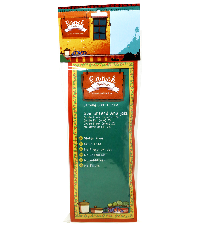 Ranch White Twisted Sticks for Dogs