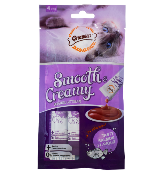 Gnawlers Salmon Flavour Creamy Cat Treats
