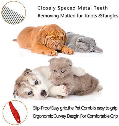 Smarty Pet Plastic Single Side Comb for Dogs and Cats