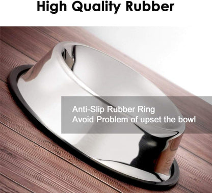 NI -Stainless Steel Bowl for Dogs for Dogs And Cats