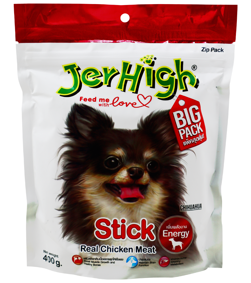 JerHigh  Dog Treats 400 Gm, Fully Digestible Healthy Snack & Training Treat