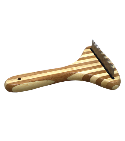 Smarty Pet Bamboo T-Shape Comb for Dogs and Cats