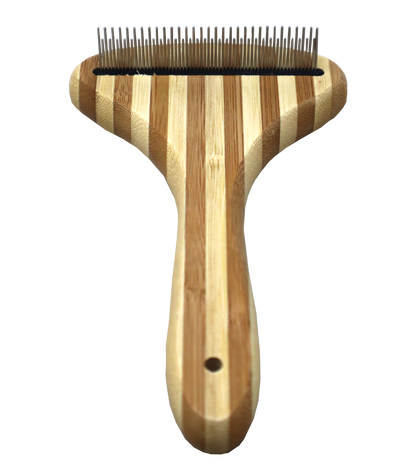 Smarty Pet Bamboo T-Shape Comb for Dogs and Cats