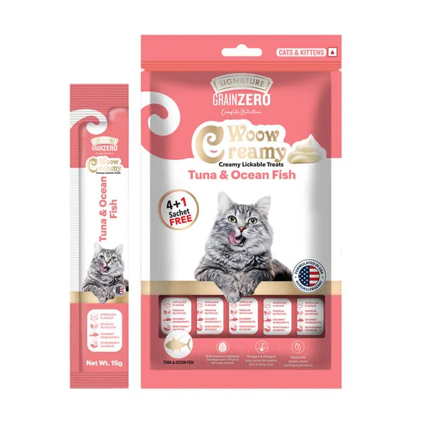 Signature Grain Zero Lickable Creamy Cat Treats 75g