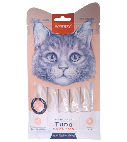 Wanpy Creamy Treat for Cats (5 Pcs)