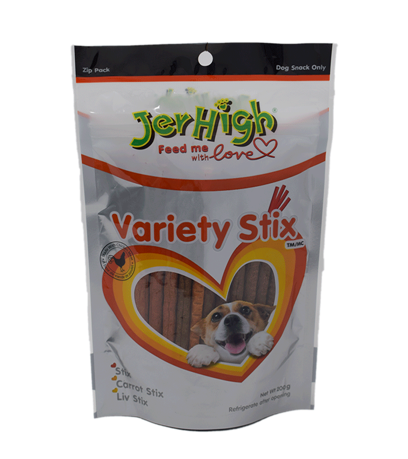 Jerhigh Variety Stix Dog Treat (200 gm)