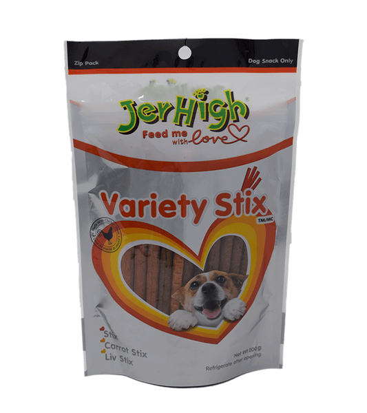 Jerhigh Variety Stix Dog Treat (200 gm)