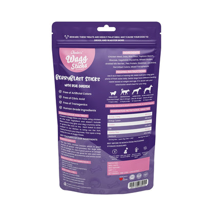 Wagg Sticks Dog Treats  Berryblast Flavour 70 Gm