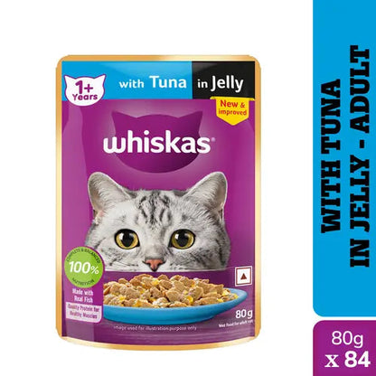 Whiskas Tuna in Jelly Meal Adult Cat Wet Food