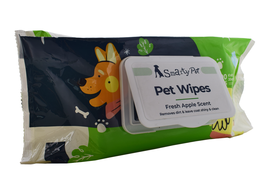 Smarty Pet Wet Tissue (100 Sheets) for Dogs and Cats
