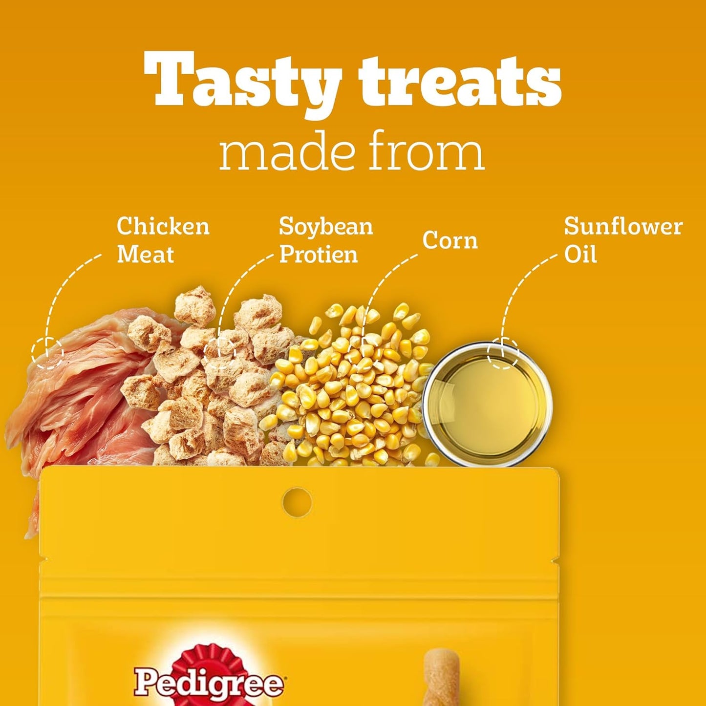 Pedigree Ranchos Spiral Wrap (1+ Years) Dog Treats, Chicken & Smokey Lamb Flavour, 60 g