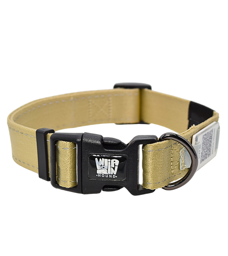 Indian Hound  Dog Collar with Personalized QR Tag
